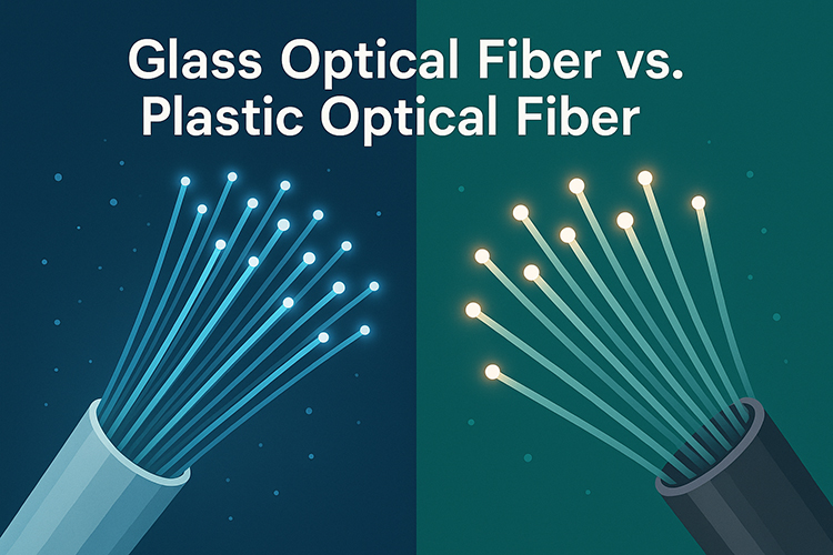 Plastic Optical Fiber vs. Glass Optical Fiber (POF)